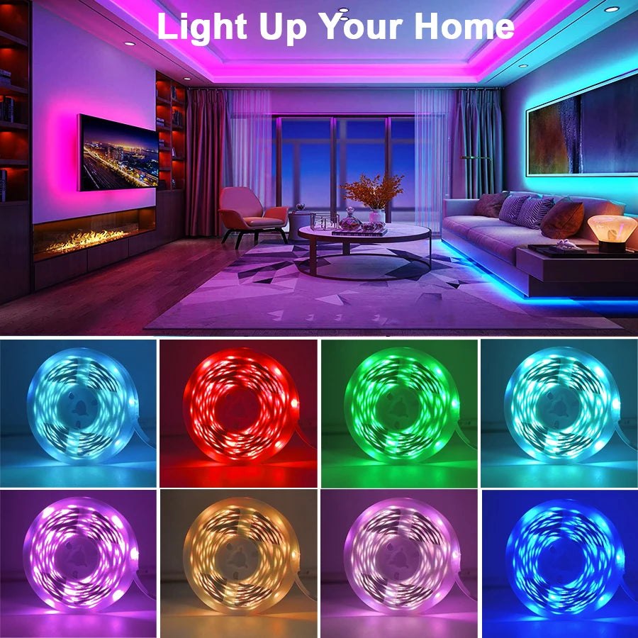 LED Strip lights Music sync, App Controlled, Easy setup