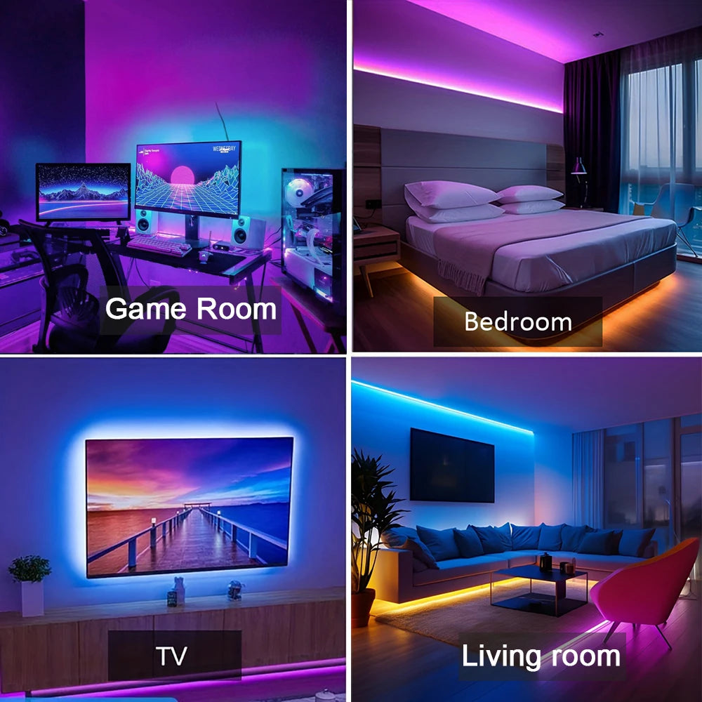 LED Strip lights Music sync, App Controlled, Easy setup