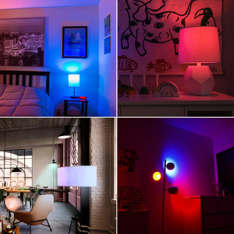 Smart Light Bulbs WiFi Light Bulb, Dimmable Led Light, 2.4GHz Only, E27 A60 9W Light Bulb