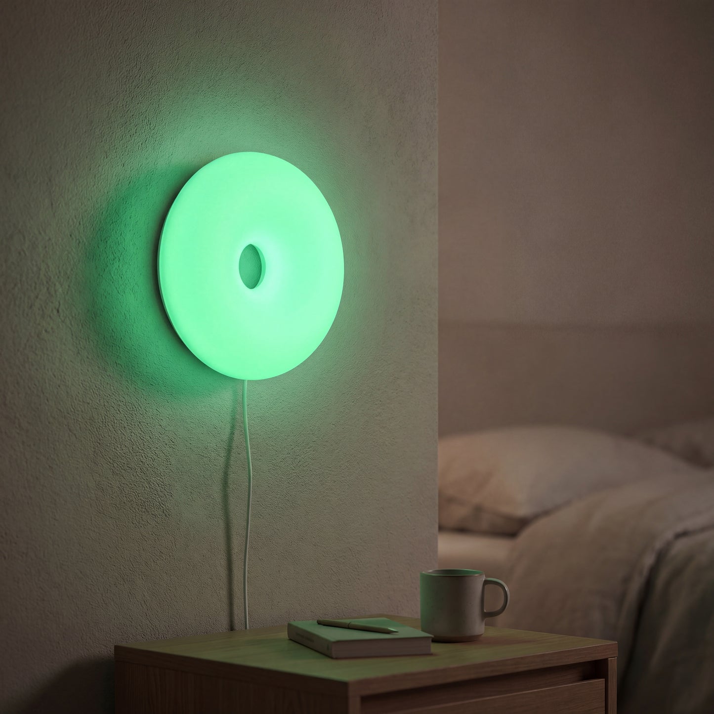 RGB Doughnut decorative light（Not glass）