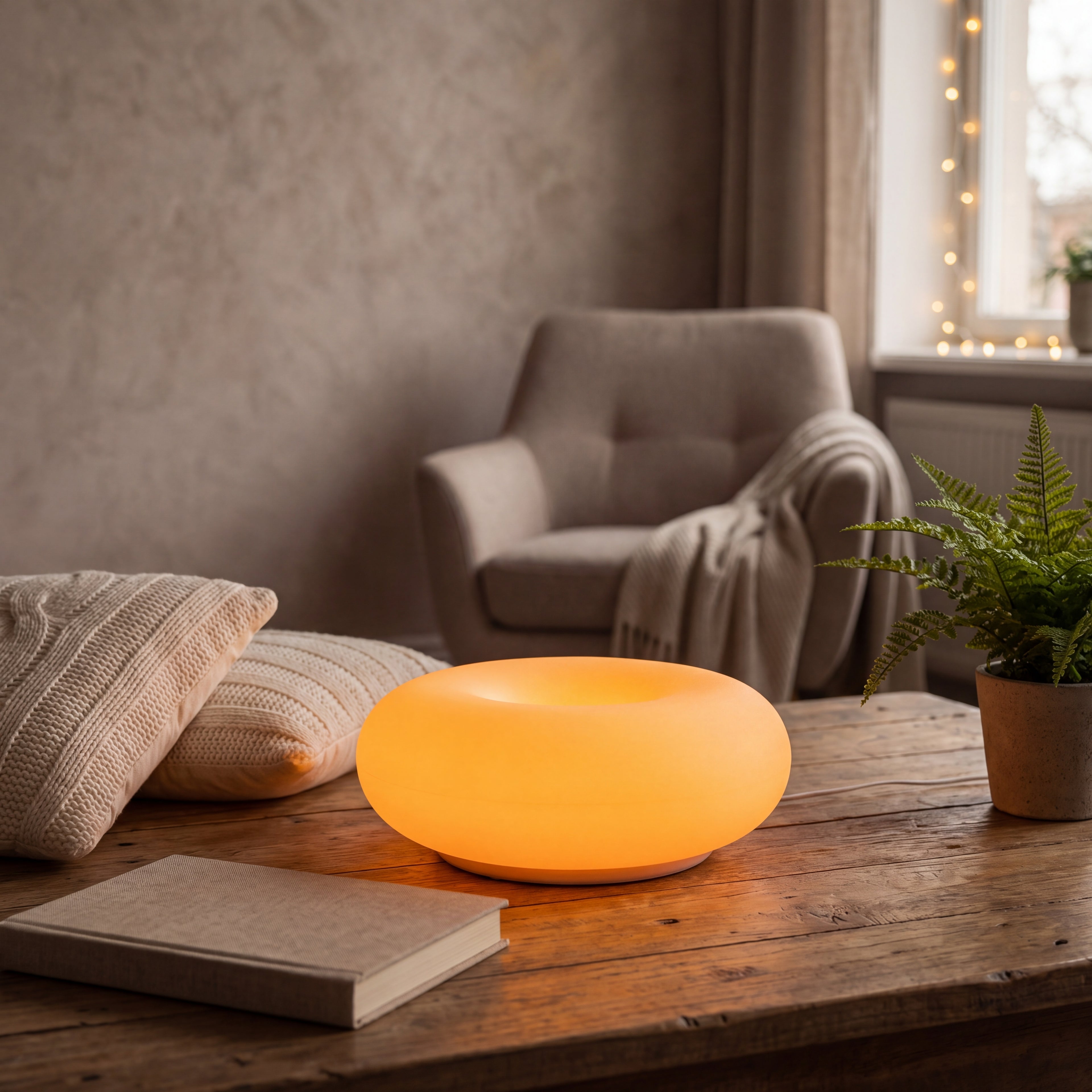 RGB Doughnut decorative light（Not glass）