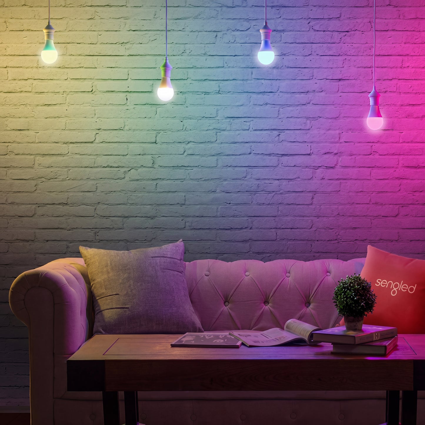 Smart Light Bulbs WiFi Light Bulb, Dimmable Led Light, 2.4GHz Only, E27 A60 9W Light Bulb