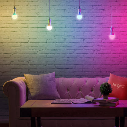 Smart Light Bulbs WiFi Light Bulb, Dimmable Led Light, 2.4GHz Only, E27 A60 9W Light Bulb